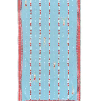 Ramus Ramus Turkish Cotton Beach Towel 37x71" By The Pool