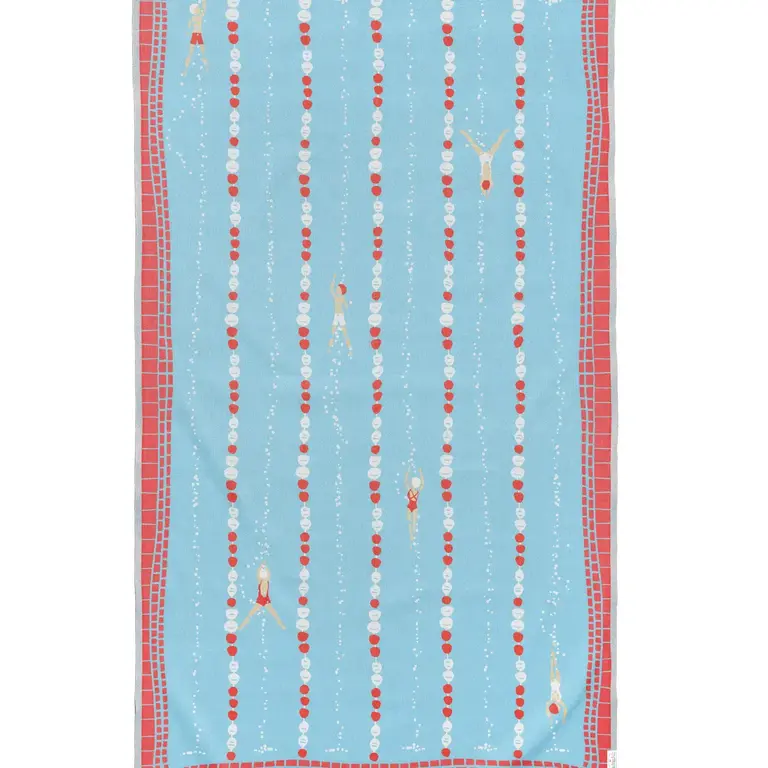 Ramus Ramus Turkish Cotton Beach Towel 37x71" By The Pool