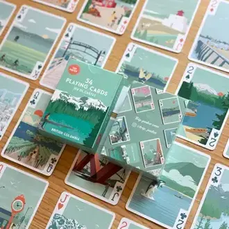 Trip Poster Trip Poster BC Playing Cards