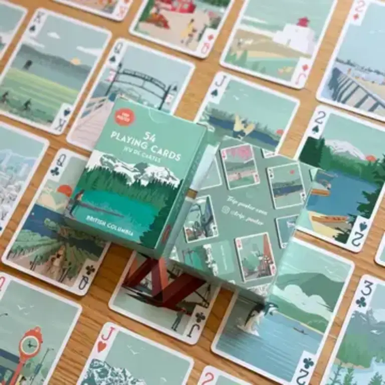 Trip Poster Trip Poster BC Playing Cards