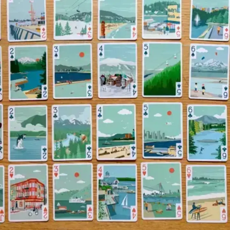 Trip Poster Trip Poster BC Playing Cards