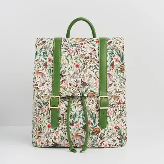 Fable England Fable Garden Floral Cream Backpack