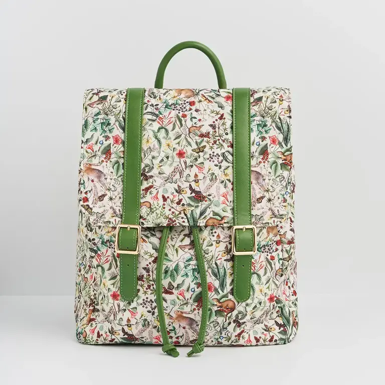 Fable England Fable Garden Floral Cream Backpack