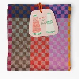 Foekje Fleur Foekje Fleur Tea Towel #136B Checkered Check