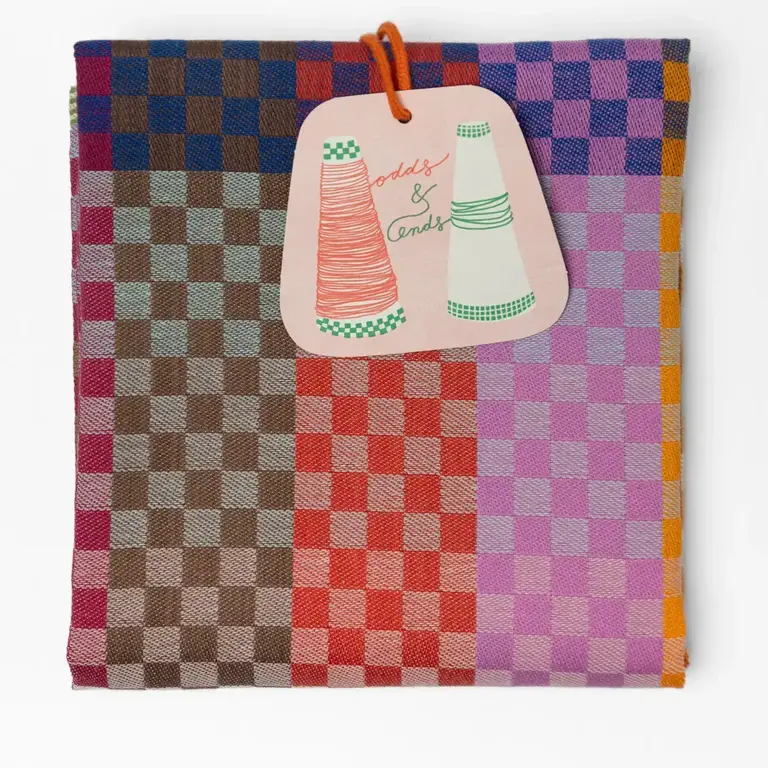 Foekje Fleur Foekje Fleur Tea Towel #136B Checkered Check