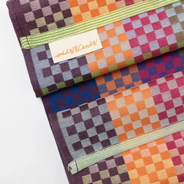 Foekje Fleur Foekje Fleur Tea Towel #136B Checkered Check