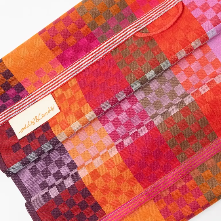 Foekje Fleur Foekje Fleur Tea Towel #136A Checkered Check