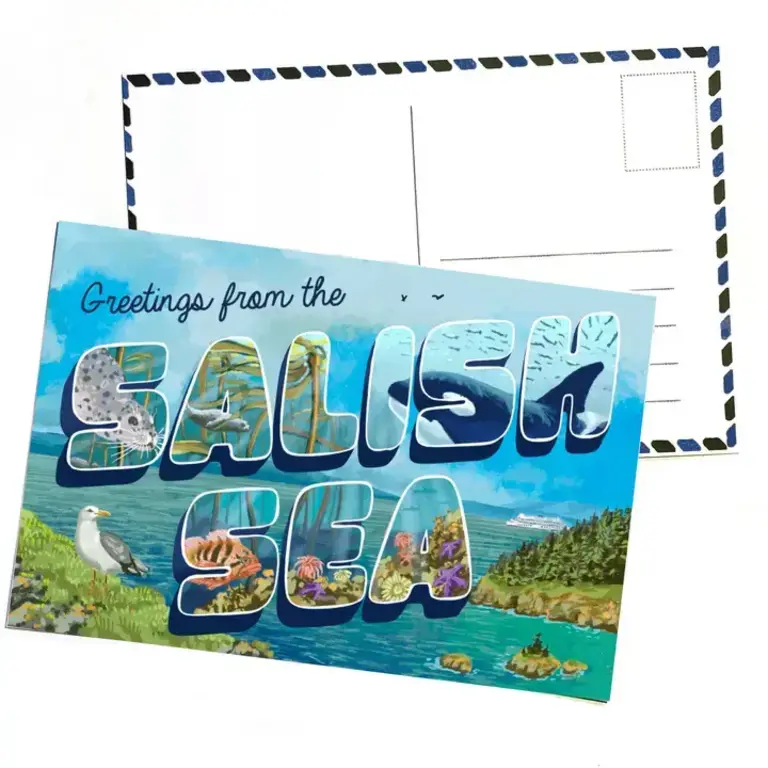 Hissing Mink Hissing Mink Salish Sea Postcard