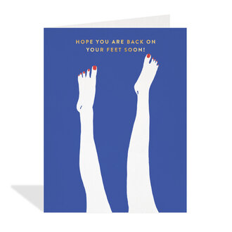 Paper E Clips PEC  Back on Your Feet Soon Card