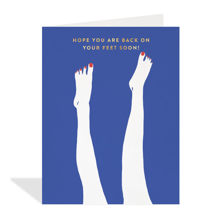 Paper E Clips PEC  Back on Your Feet Soon Card