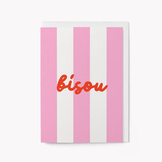 Paper E Clips PEC Bisou Card