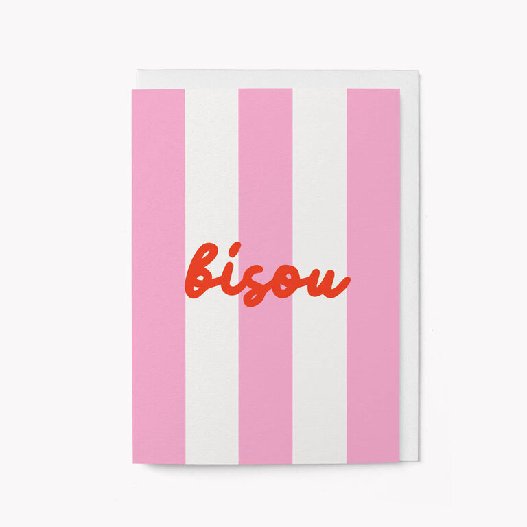 Paper E Clips PEC Bisou Card