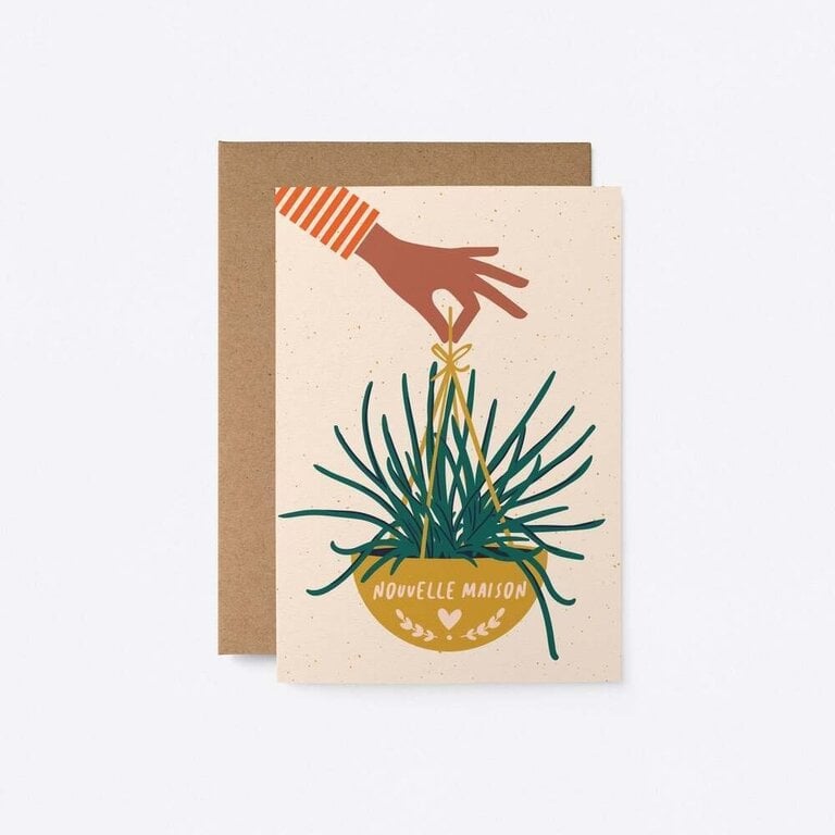 Paper E Clips PEC Nouvelle Maison Card