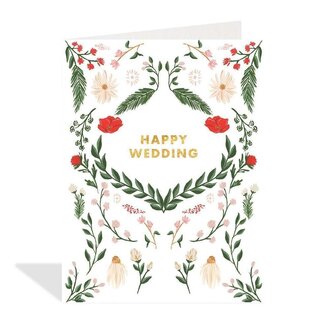Paper E Clips PEC Happy Wedding Card