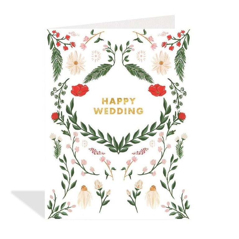 Paper E Clips PEC Happy Wedding Card