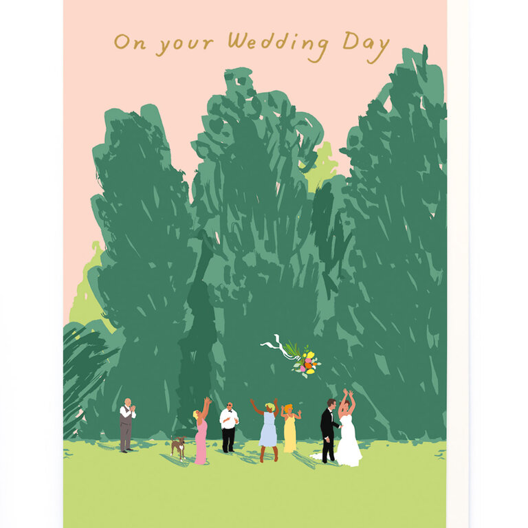 Paper E Clips PEC On Your Wedding Day Card