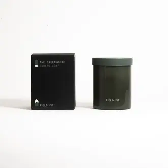 Field Kit Field Kit Glass Candle - Greenhouse Tomato Leaf