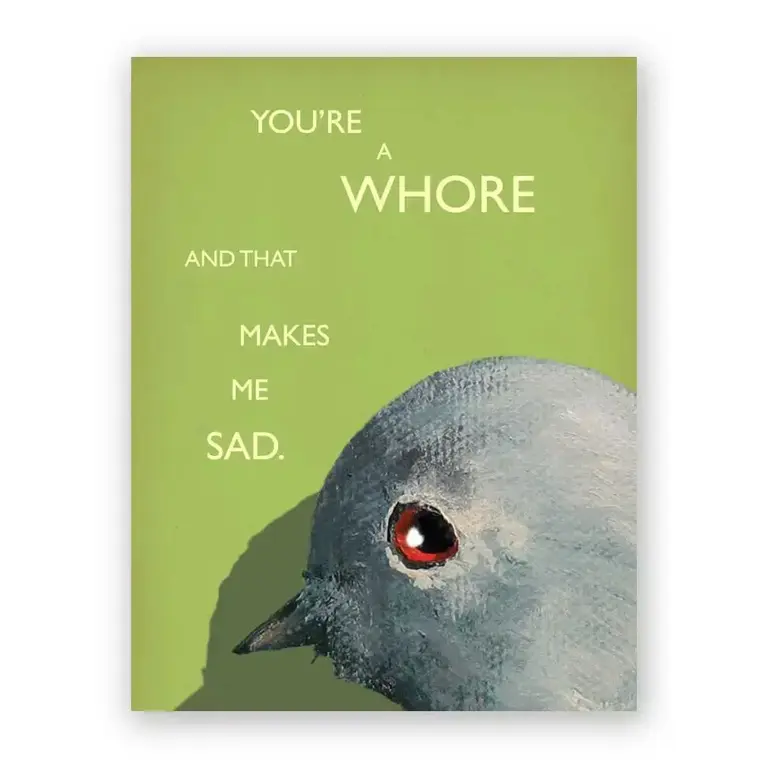 The Mincing Mockingbird Mincing Mockingbird  Whore Card