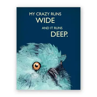 The Mincing Mockingbird Mincing Mockingbird Crazy Runs Wide Card