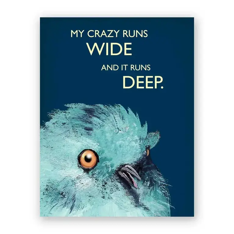 The Mincing Mockingbird Mincing Mockingbird Crazy Runs Wide Card