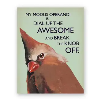 The Mincing Mockingbird Mincing Mockingbird Modus Operandi Card