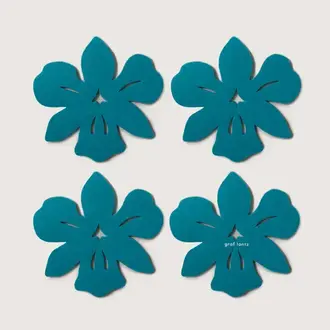 Graf Lantz Graf Lantz Merino Wool Coaster S 4 Orchid Turquoise