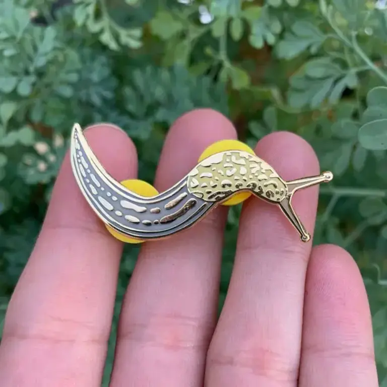 Owl & Bear Owl & Bear Leopard Slug Enamel Pin