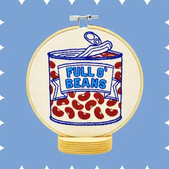 Hook Line & Tinker Hook Line & Tinker Embroidery Kit - Full of Beans