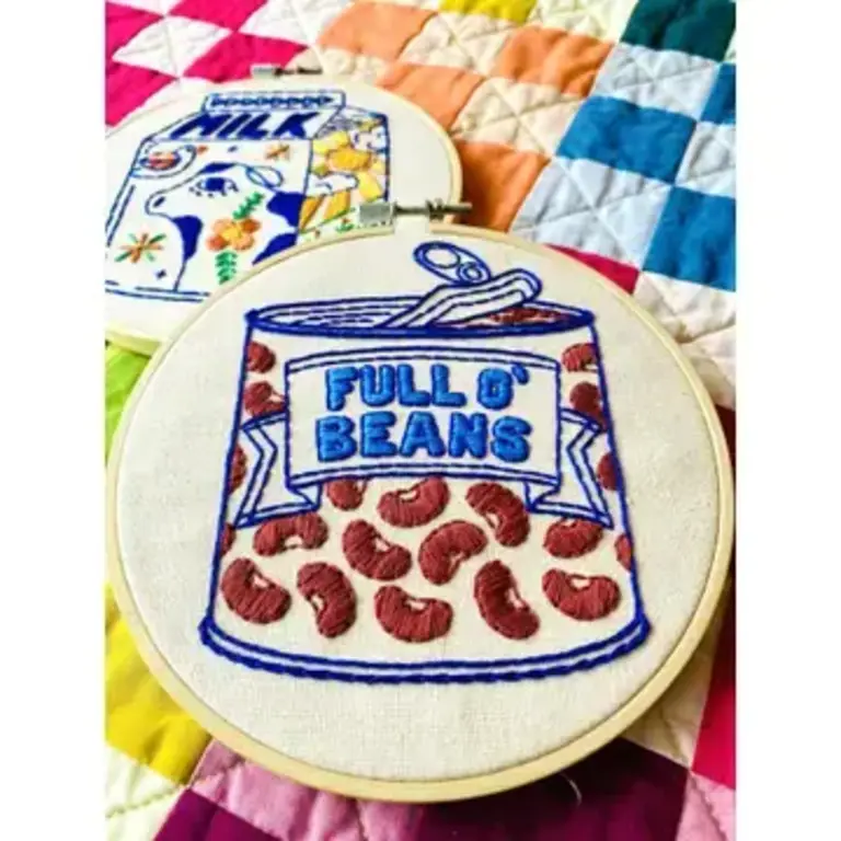 Hook Line & Tinker Hook Line & Tinker Embroidery Kit - Full of Beans