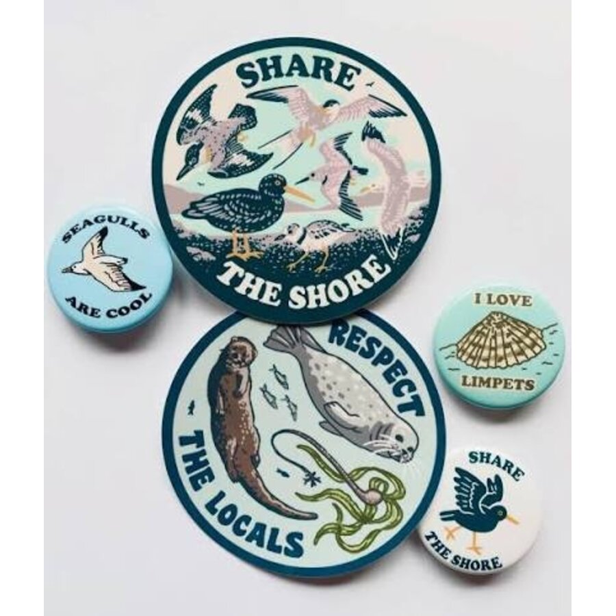 Stickers, Magnets, & Pins