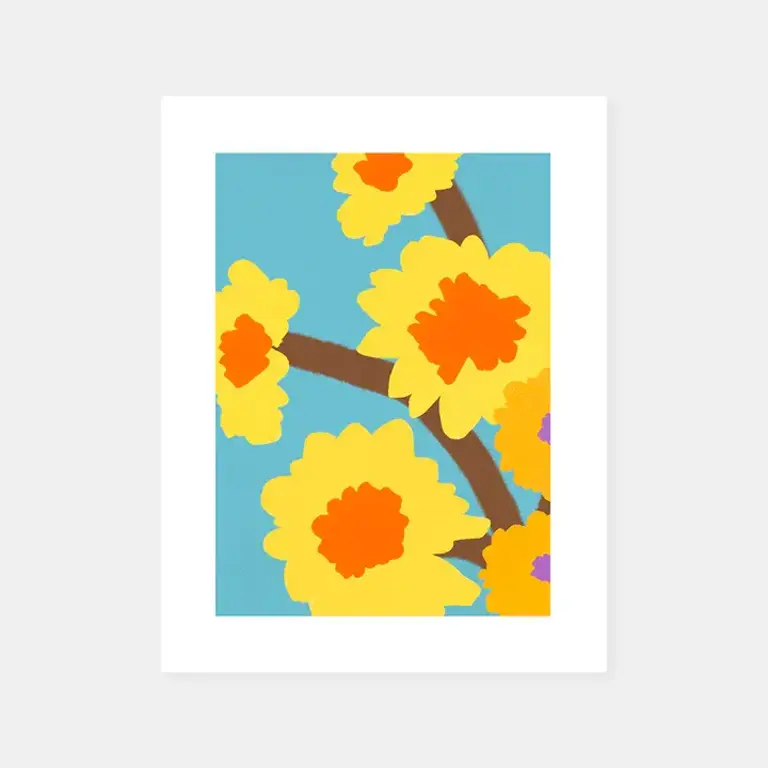 Love Rain Press Love Rain Flowers Along Lamey's Mill Version A 8x10 Print