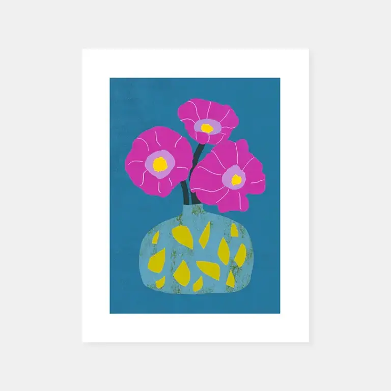 Love Rain Press Love Rain Flowers on Scantlings Row 8x10 Print
