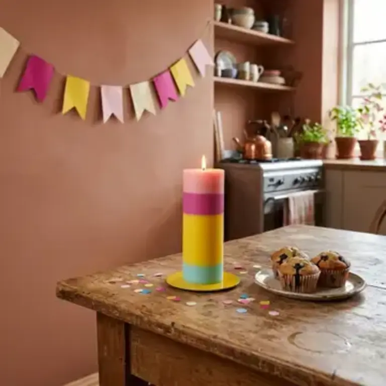 Not The Girl NTG Birthday Pillar Candle