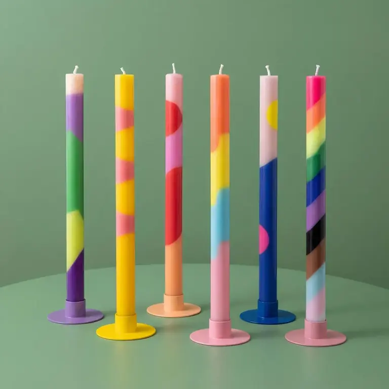 Not The Girl NTG Geometric Birthday Candle 22mm