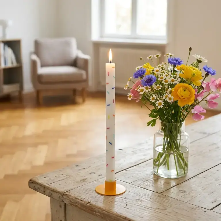 Not The Girl NTG Geometric Celebrate Candle 22mm