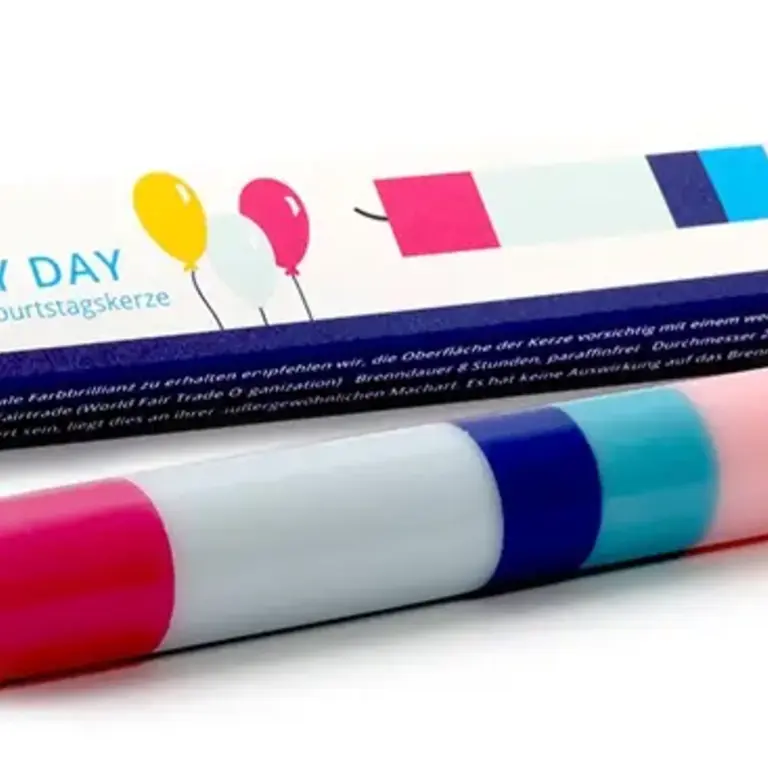 Not The Girl NTG Greeting Candle Happy Day 22mm