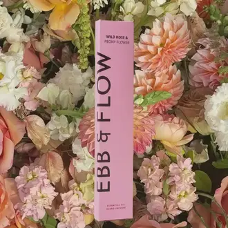 Ebb & Flow E&F Essential Oil Incense - Wild Rose & Peony Ebb & Flow E&F Essential Oil Incense - Wild Rose & Peony