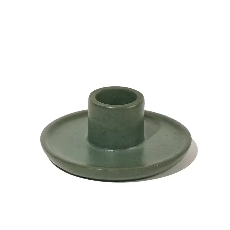 E&F  Mesa Taper Holder - Moss Green