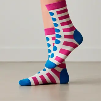KNDZ KNDZ Graphic Cotton Socks Joy Code KNDZ KNDZ Graphic Cotton Socks Joy Code