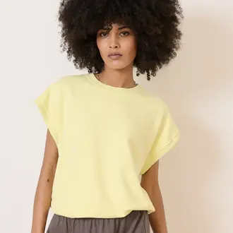 Garance Garance Sleeveless Sweatshirt Yellow Garance Garance Sleeveless Sweatshirt Yellow