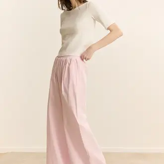 Garance Garance Wide Leg Cotton Pant