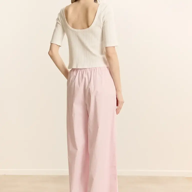 Garance Garance Wide Leg Cotton Pant