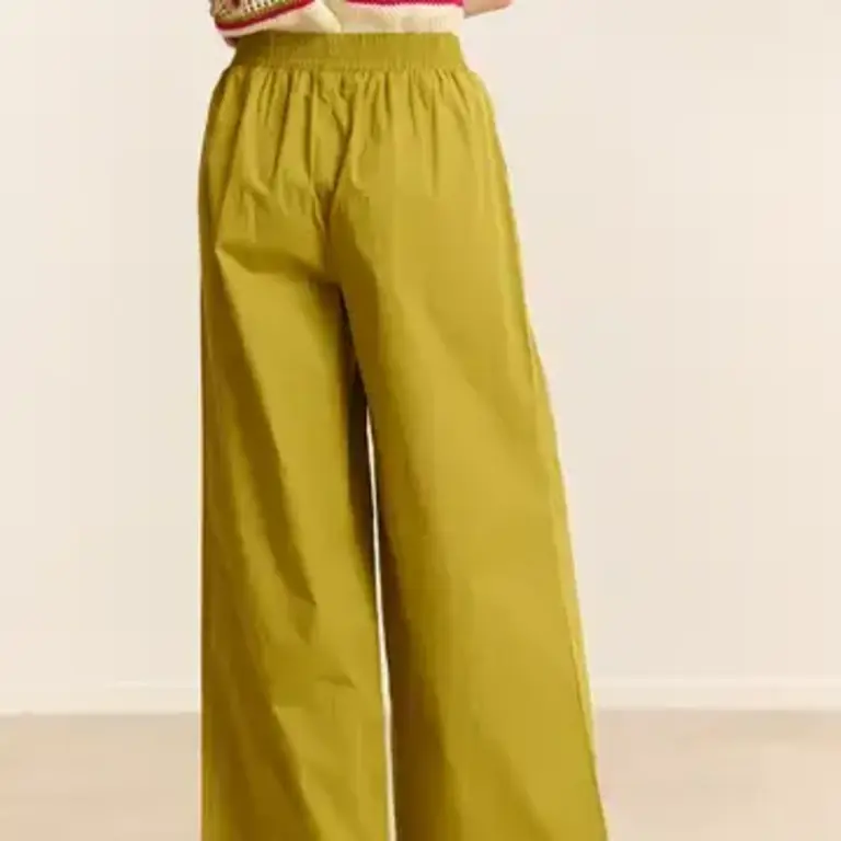 Garance Garance Wide Leg Cotton Pant