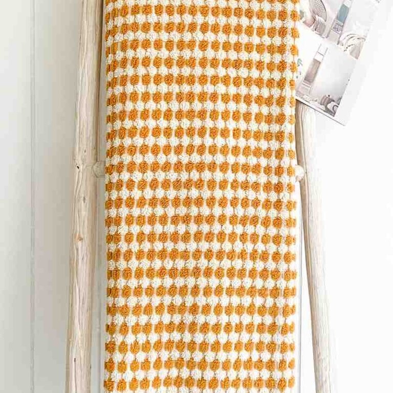 Kalkedon Kalkedon Turkish Cotton Pom Pom Bath Towel Yellow