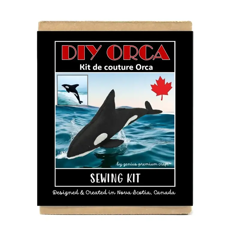 Genius Craft Genius Craft Felt Sewing Kit Orca (Single)