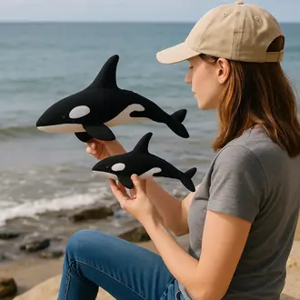 Genius Craft Genius Craft Felt Sewing Kit Orca and Calf