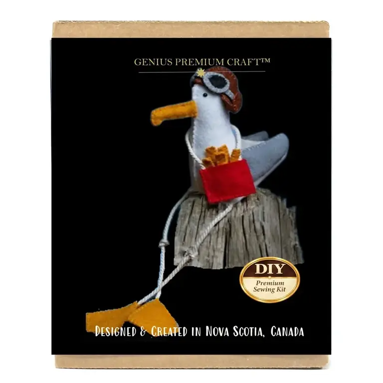 Genius Craft Genius Craft Felt Sewing Kit Seagull w Fries