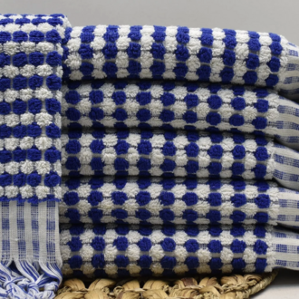 Kalkedon Kalkedon Turkish Cotton Pom Pom Bath Towel Navy Blue Kalkedon Kalkedon Turkish Cotton Pom Pom Bath Towel Navy Blue
