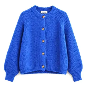 Tamba Tamba Mohair Blend Cardigan Cobalt (O/S)