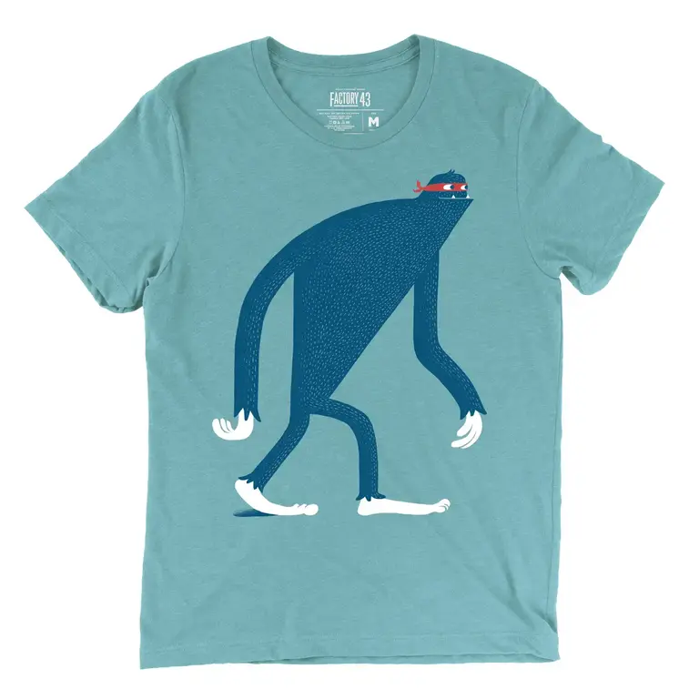 Factory 43 Factory Incognito Sasquatch Tshirt Blue